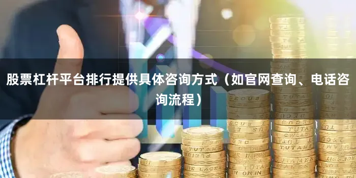 股票杠杆平台排行提供具体咨询方式（如官网查询、电话咨询流程）